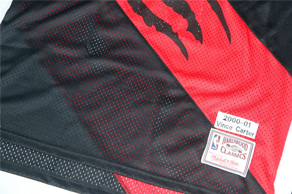 Maillot Retro Raptors Carter 15 Noir Rouge